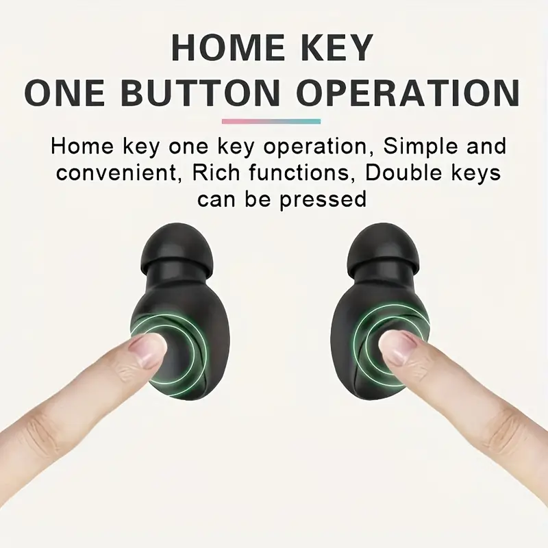 Giceck TWS Wireless Earbuds - Compact In-Ear Mini Headphones with Charging Case, Pink & Blue, Portable Design, Ideal for Sports & Gifts, USB-C, 150mAh Battery, Isolation Mode, Lightweight Plastic Design - Image 5