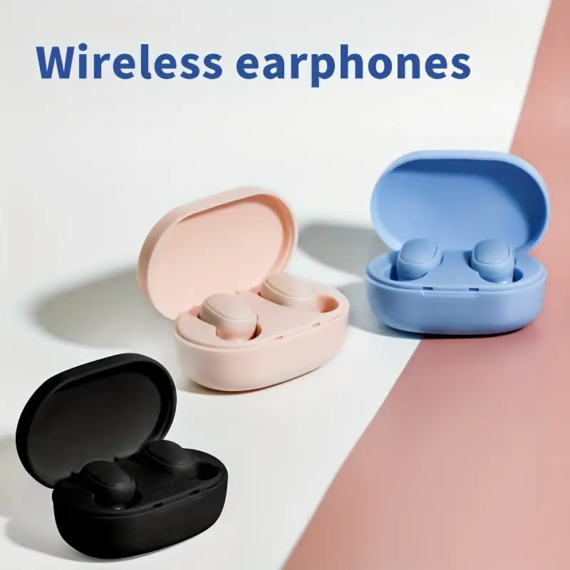 Giceck TWS Wireless Earbuds - Compact In-Ear Mini Headphones with Charging Case, Pink & Blue, Portable Design, Ideal for Sports & Gifts, USB-C, 150mAh Battery, Isolation Mode, Lightweight Plastic Design - Image 9